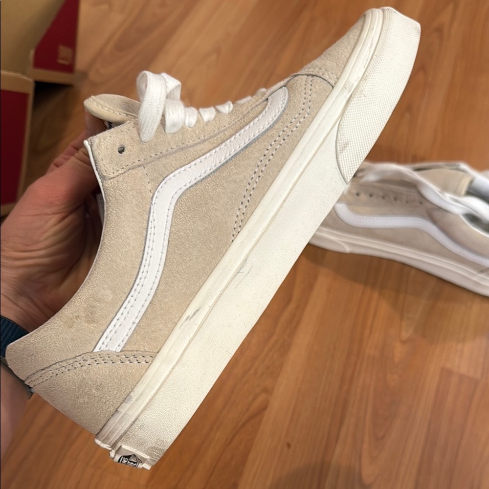 Vans Old Skool Shoes - Sand/White